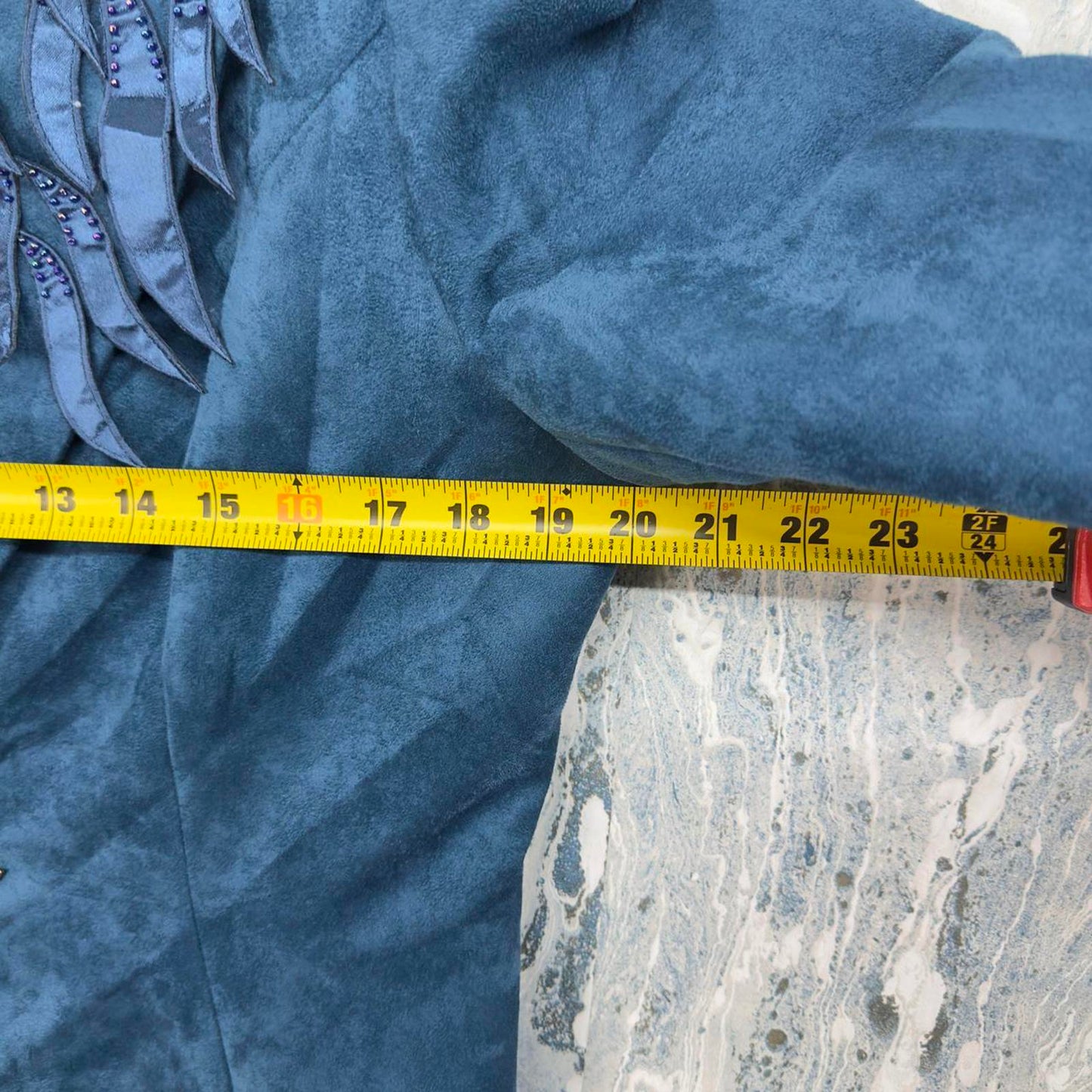 Blue Embellished Blazer Jacket (14)