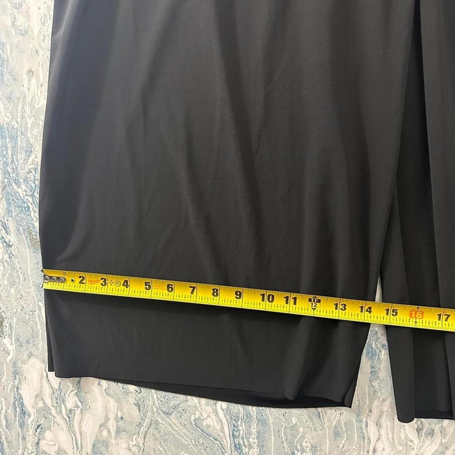 Minimalism black WIDE LEG pants (XL)