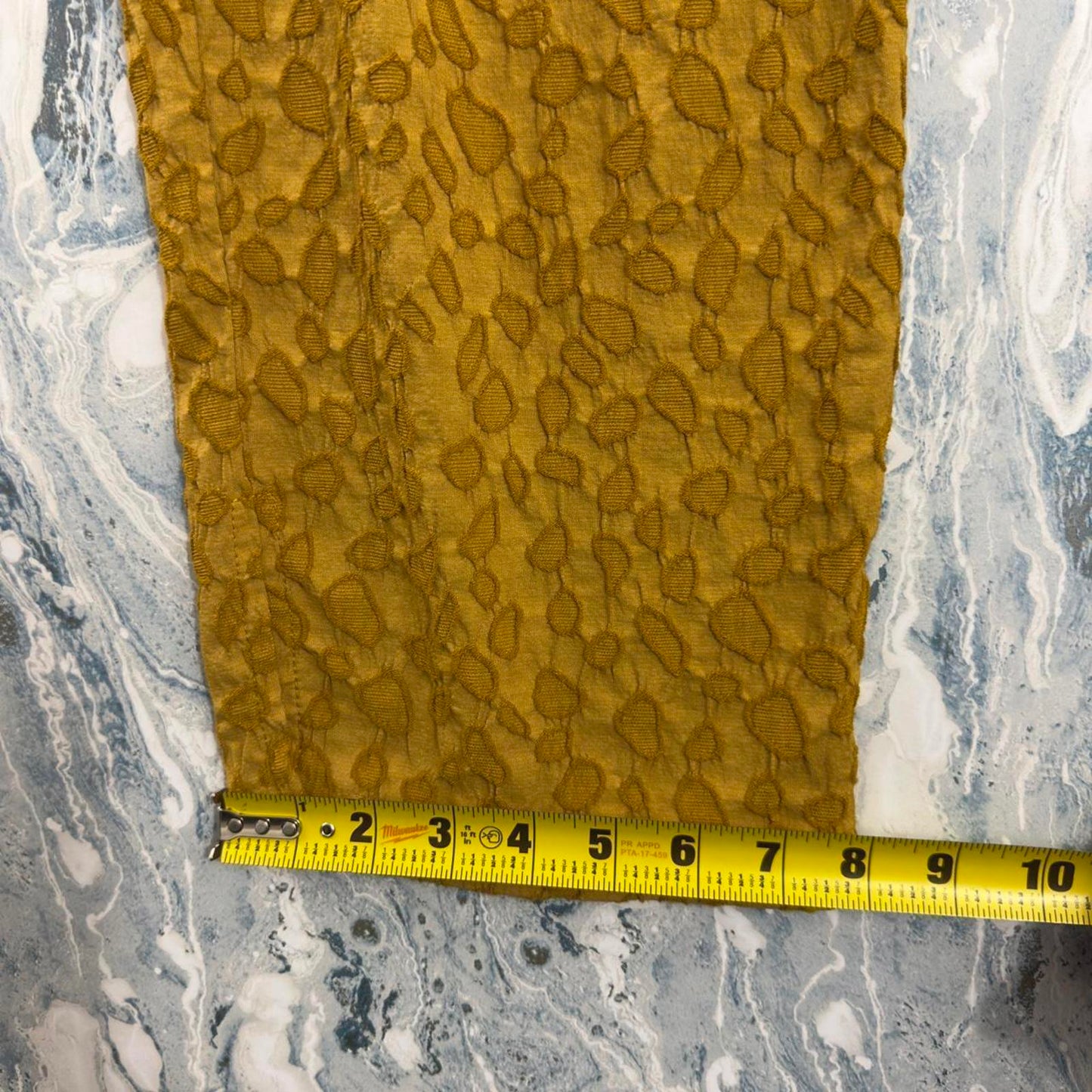 Boho Amber Yellow Textured Pants (L)