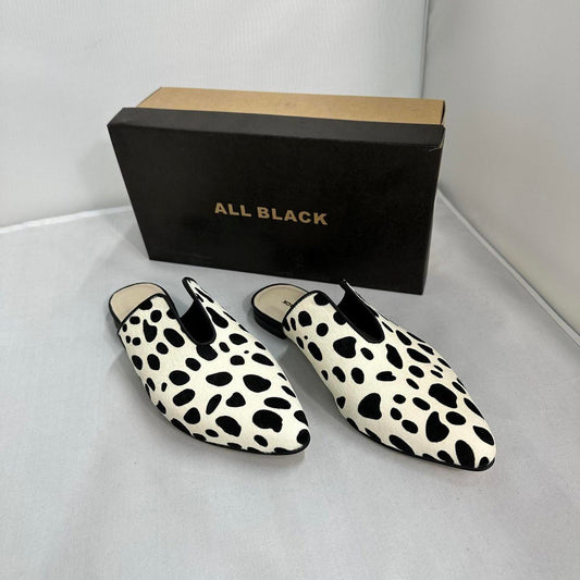 Pointed Toe Dalmatian Print Mules (8)