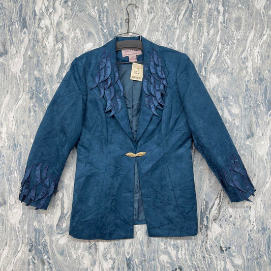 Blue Embellished Blazer Jacket (14)