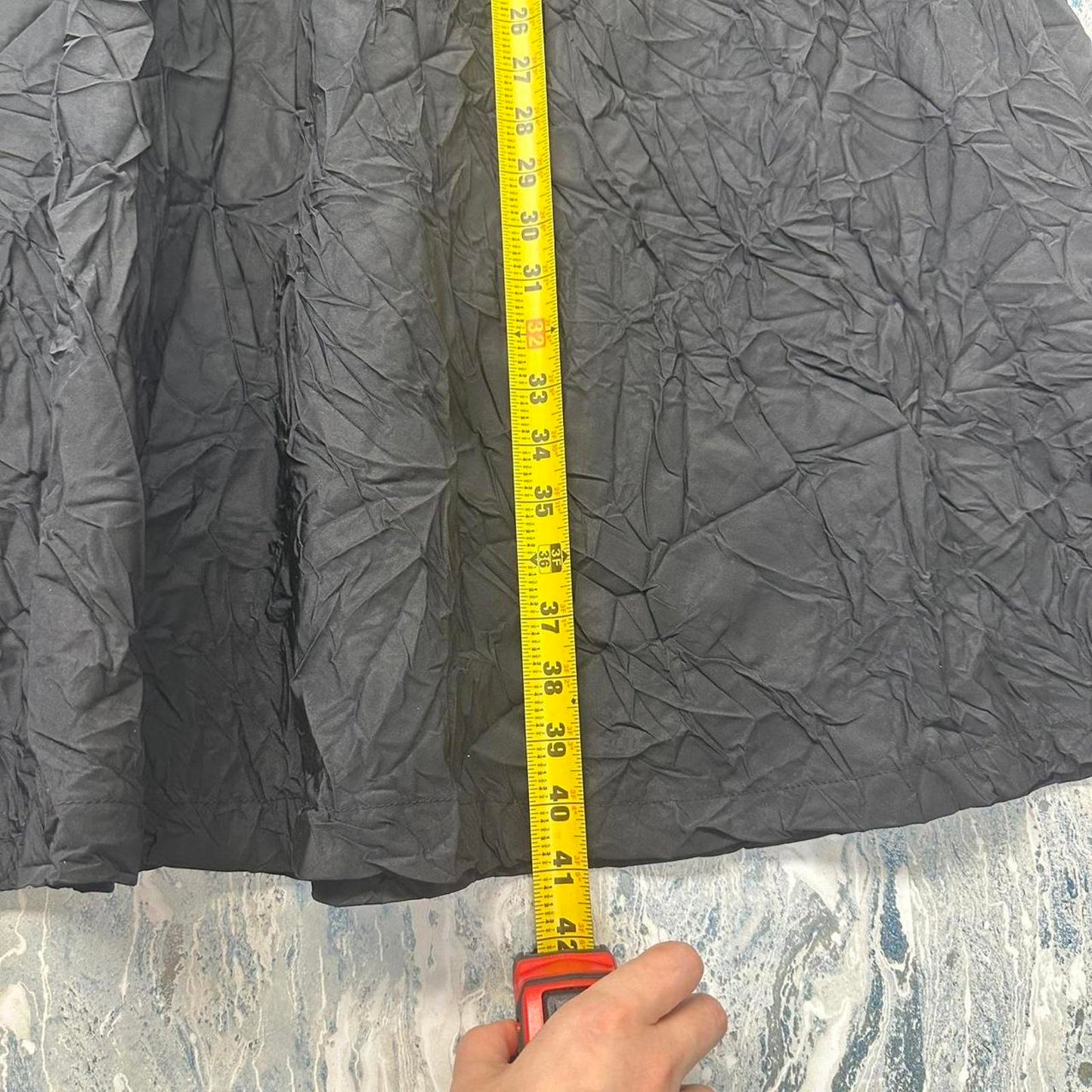 GERSHON BRAM Minimalist Black Maxi Skirt (M) BNWT