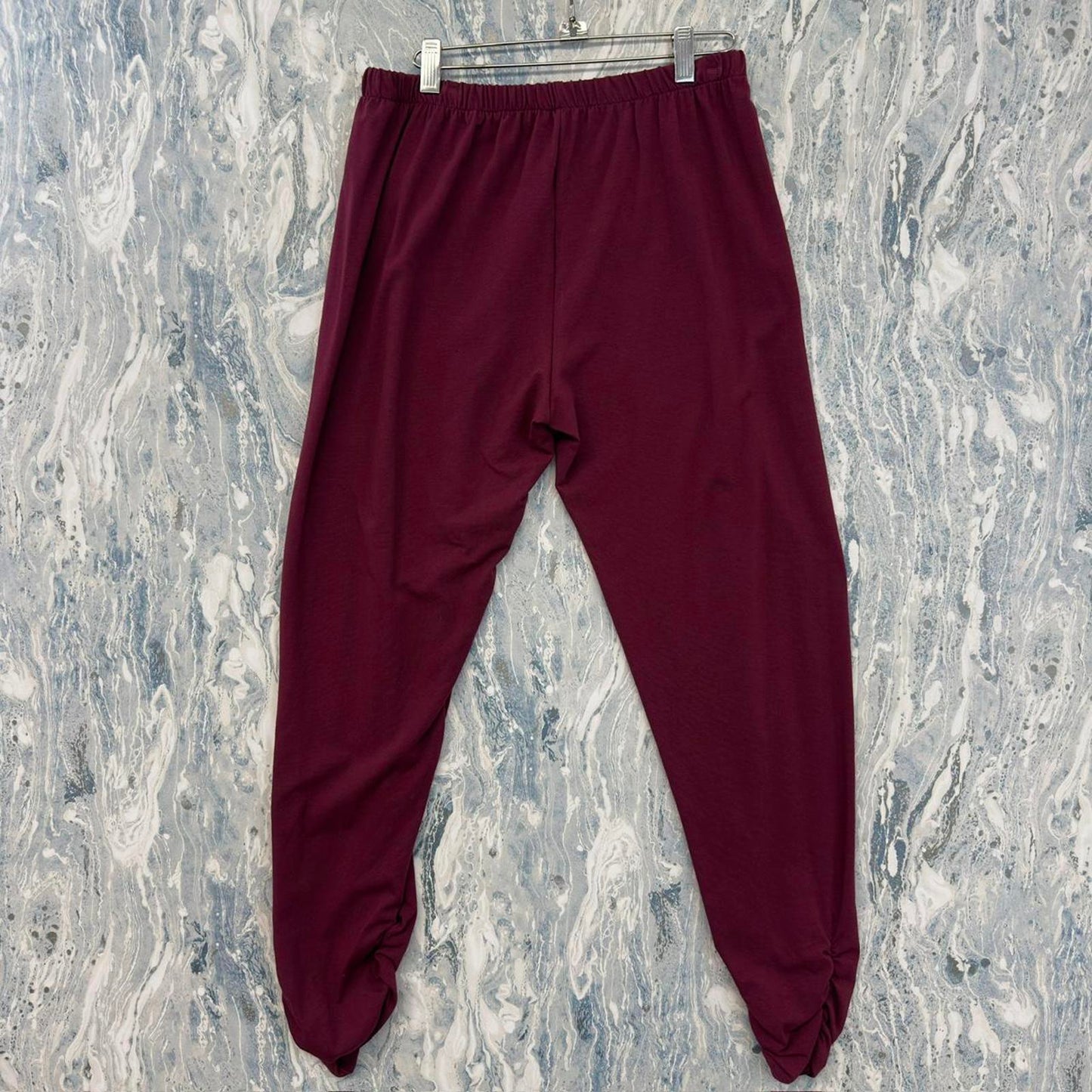 Designer Burgundy Synched Leggings (L)