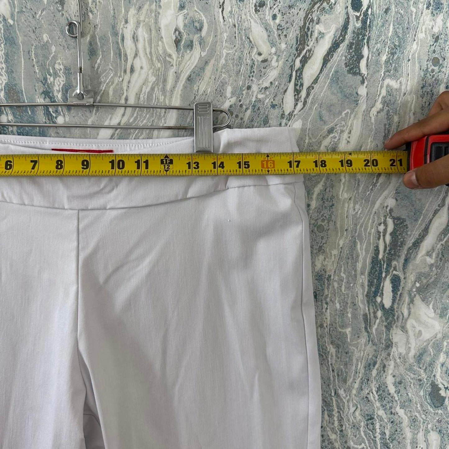 Casual White Cropped Pants (14)