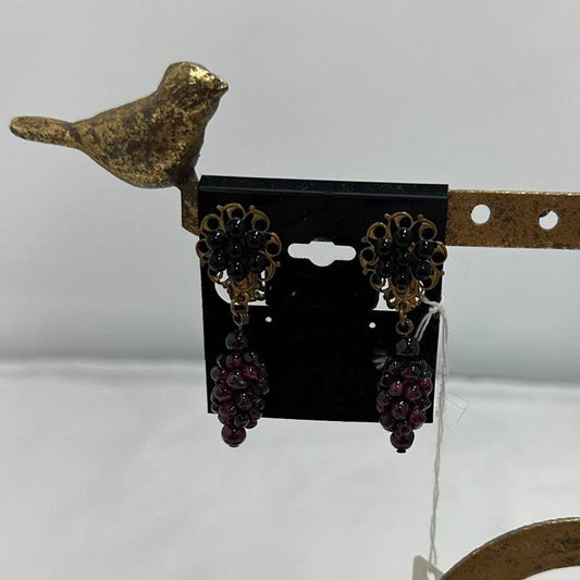 Women's Burgundy and Black Jewellery