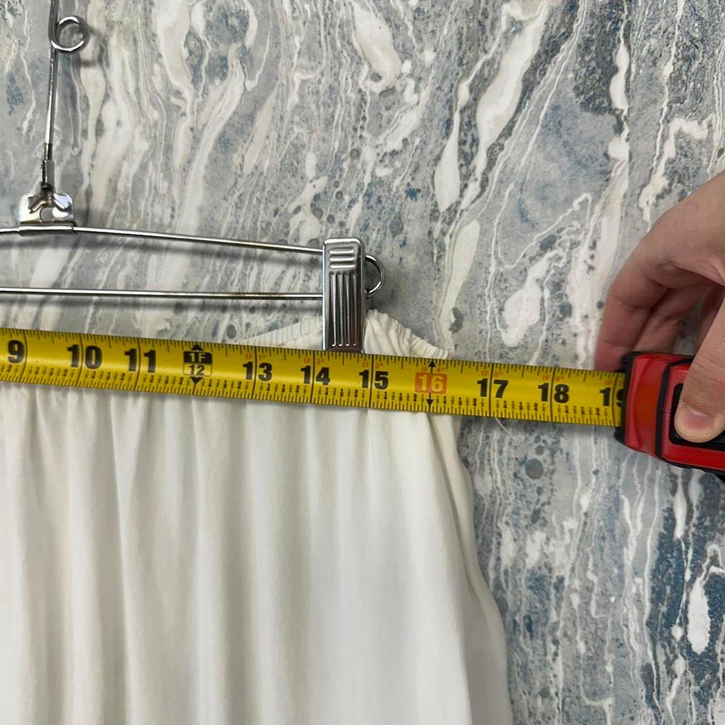 Bodil Boho White Tulle Skirt (L)