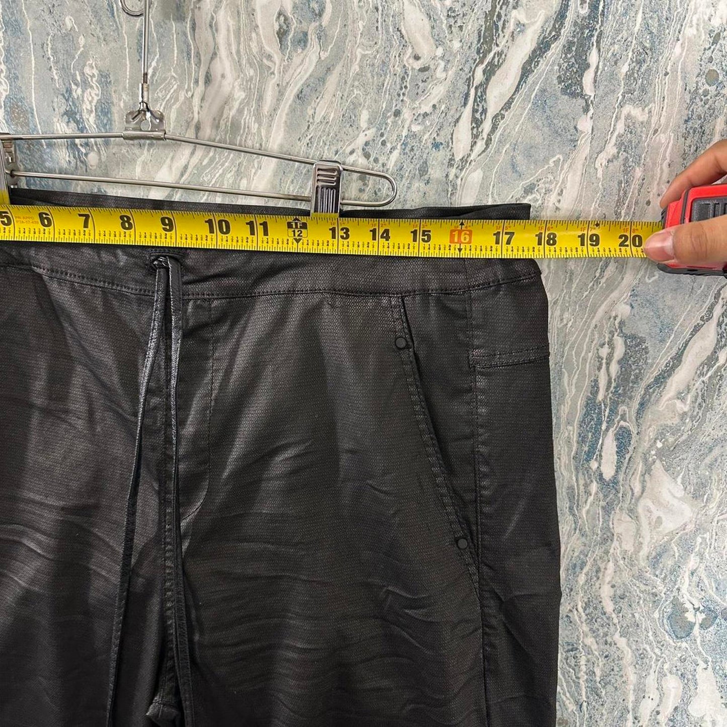 Designer Streetwear Black Drawstring Pants (5)