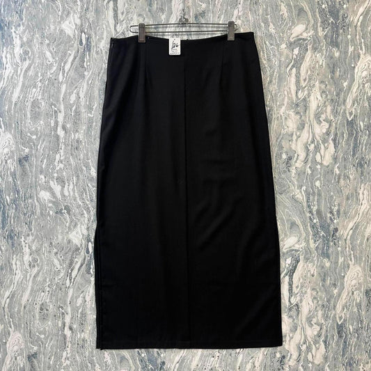 Black Midi Skirt (L)