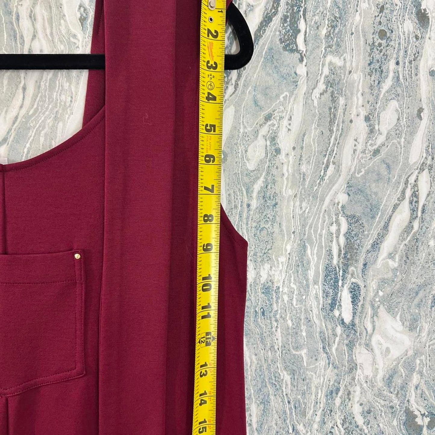 Boho Burgundy Sleeveless Jumpsuit (S/M)