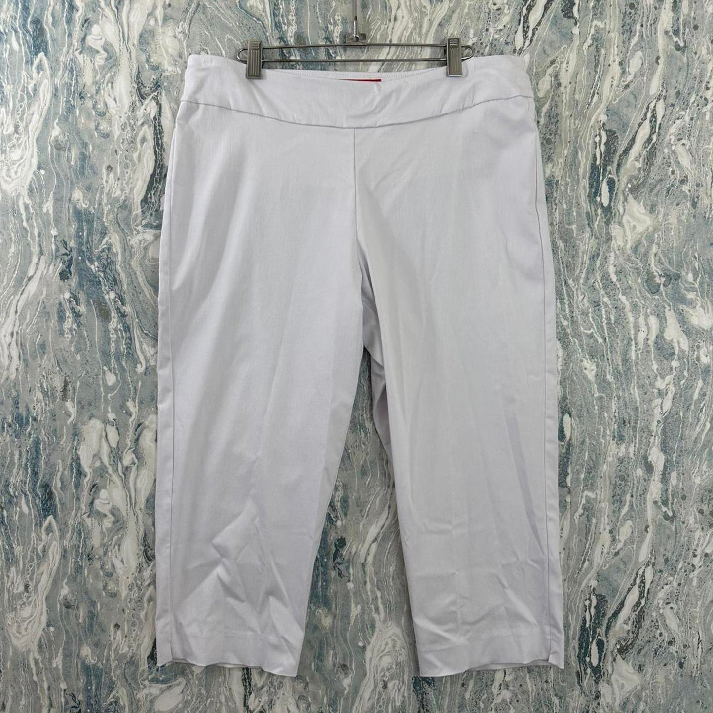 Casual White Cropped Pants (14)